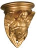 Angel with fleur de lis shield