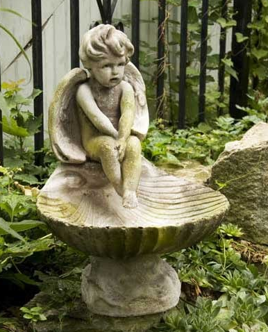 Meditating Birdbath 17