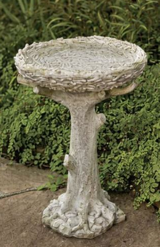Nature's Birdbath w/Birds