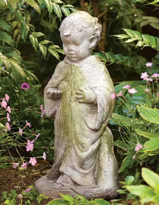 Baby Francis Standing w/Bird
