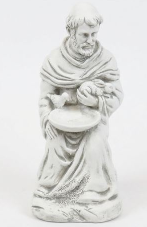 Sitting Saint Francis with Rab