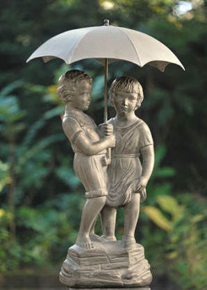 Children With Umbrella