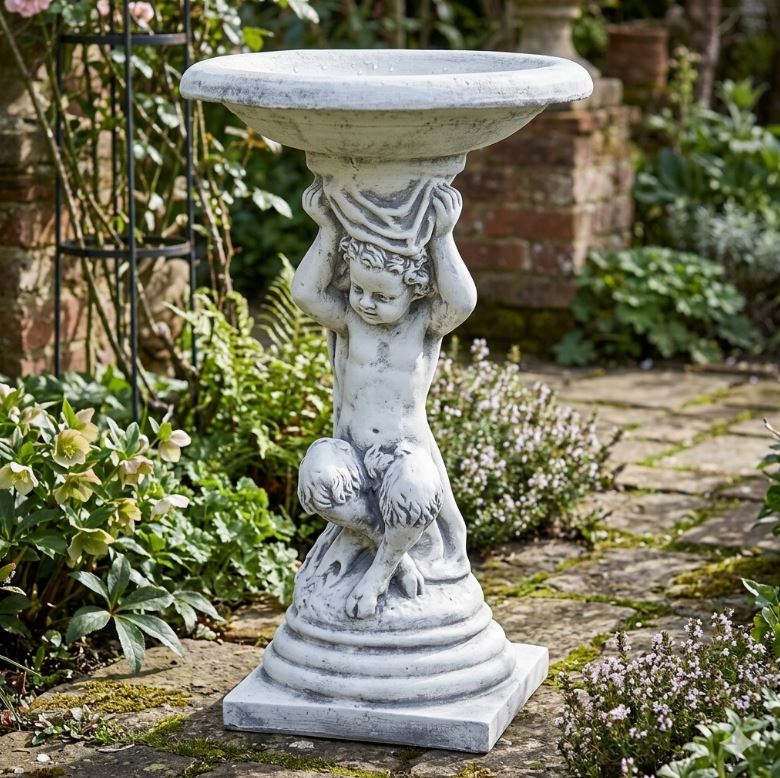 Complete Pan Birdbath 36