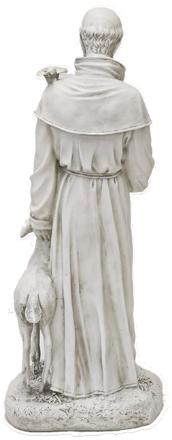 St. Francis petting Deer