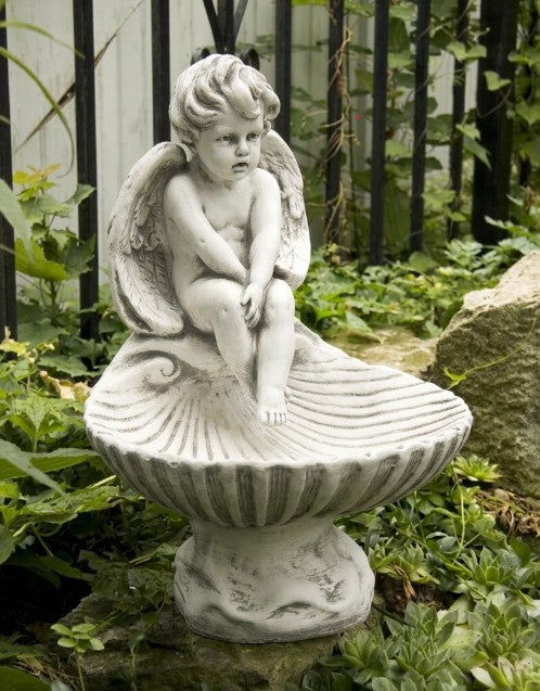 Meditating Birdbath 17