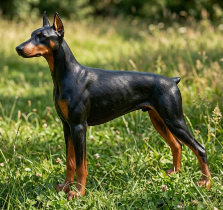 Standing Doberman Dog 32