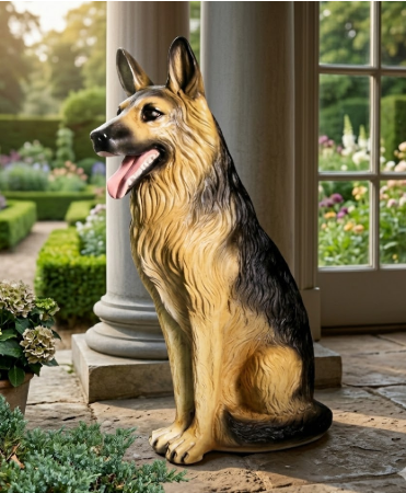 German Shepherd Sitting 30 H