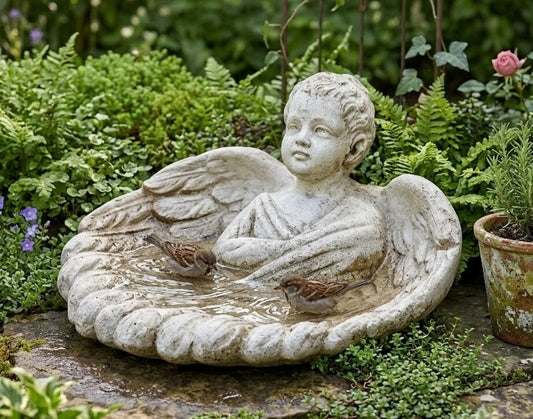 Angel Birdbath 22 W