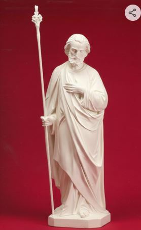 ST. JOSEPH W/LONG LILY 5'